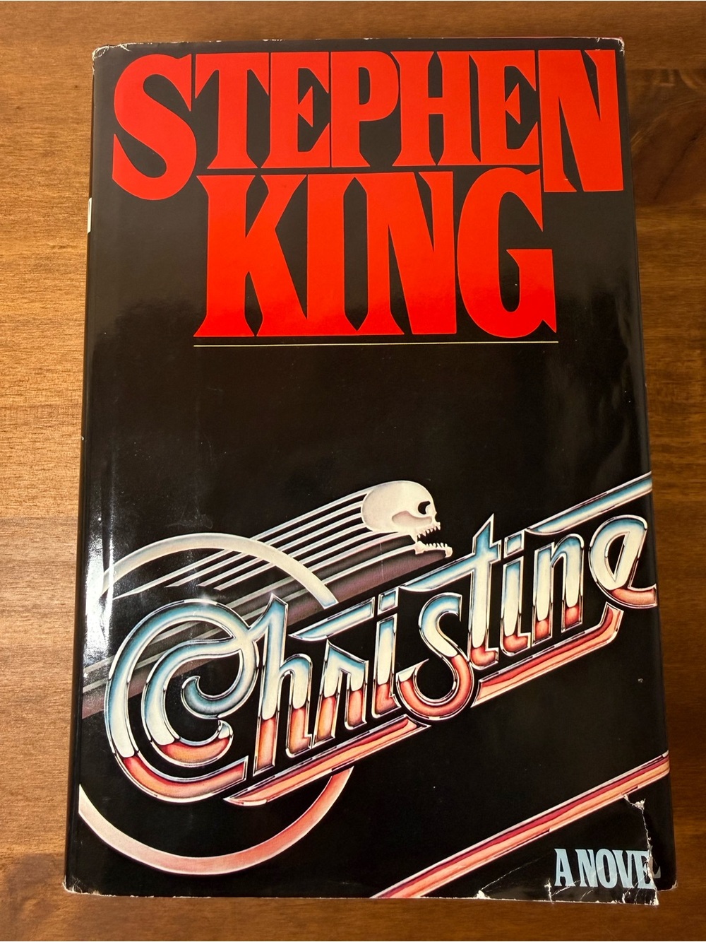 Stephen King Christine Hardcover book with dust jacket